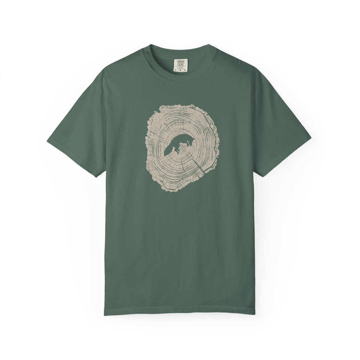 Playful Fox Tree Ring T-Shirt