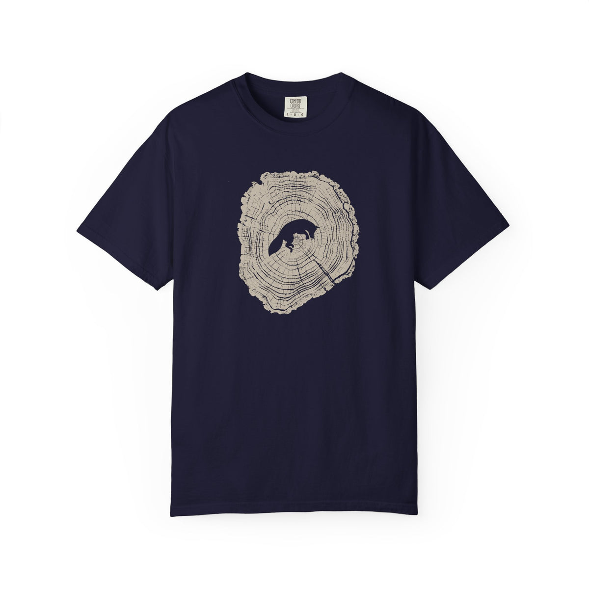 Playful Fox Tree Ring T-Shirt