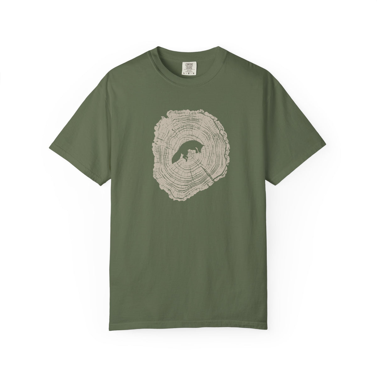 Playful Fox Tree Ring T-Shirt