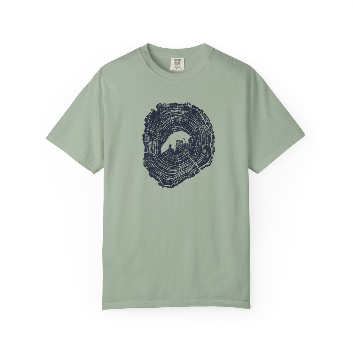 Playful Fox Tree Ring T-Shirt