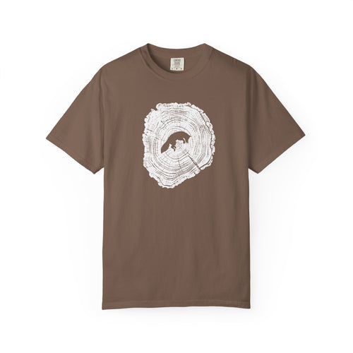 Playful Fox Tree Ring T-Shirt