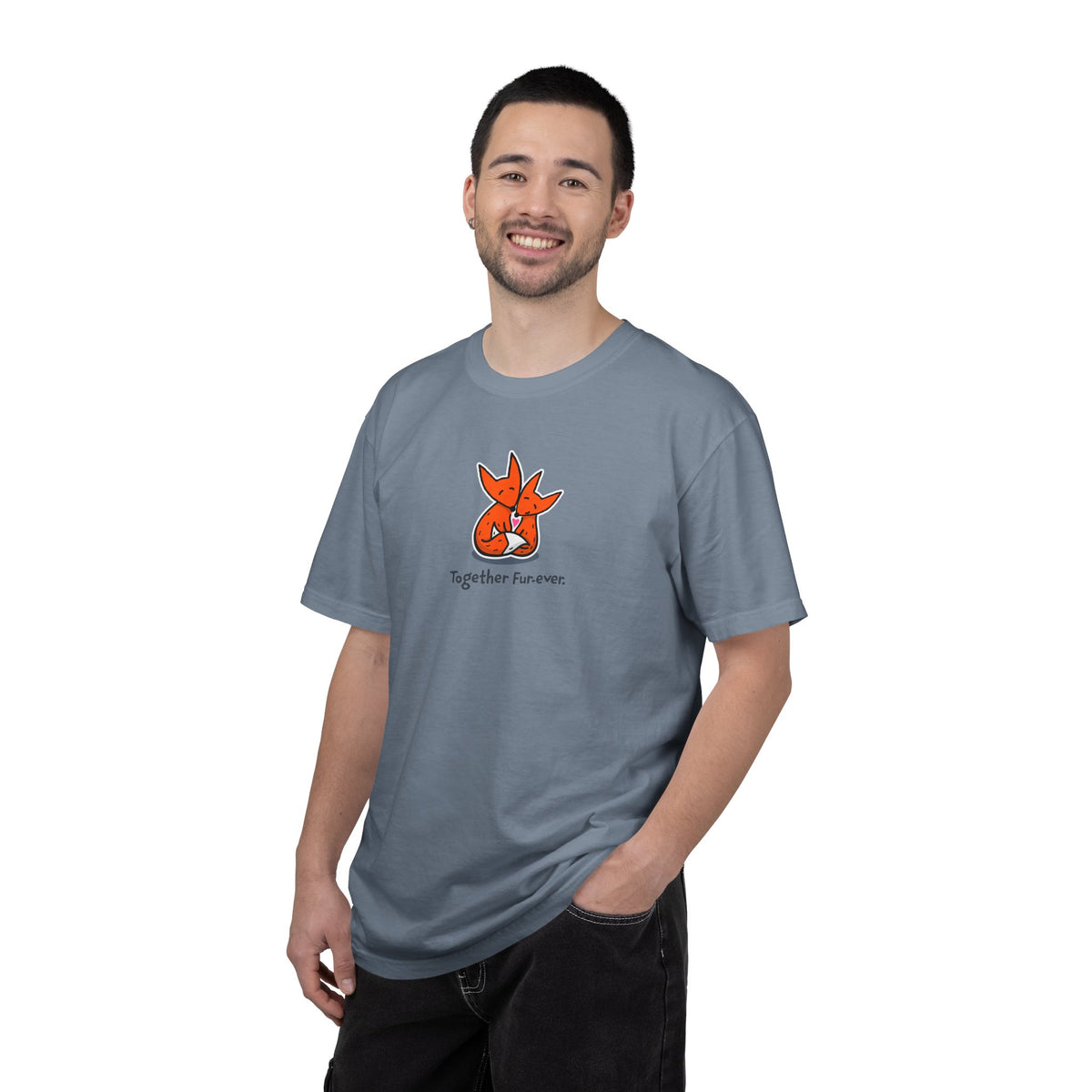 Together Fur-ever Fox Couple T-Shirt