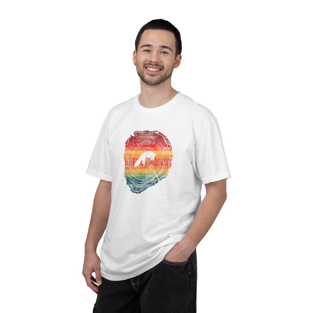 Playful Fox Tree Ring T-Shirt