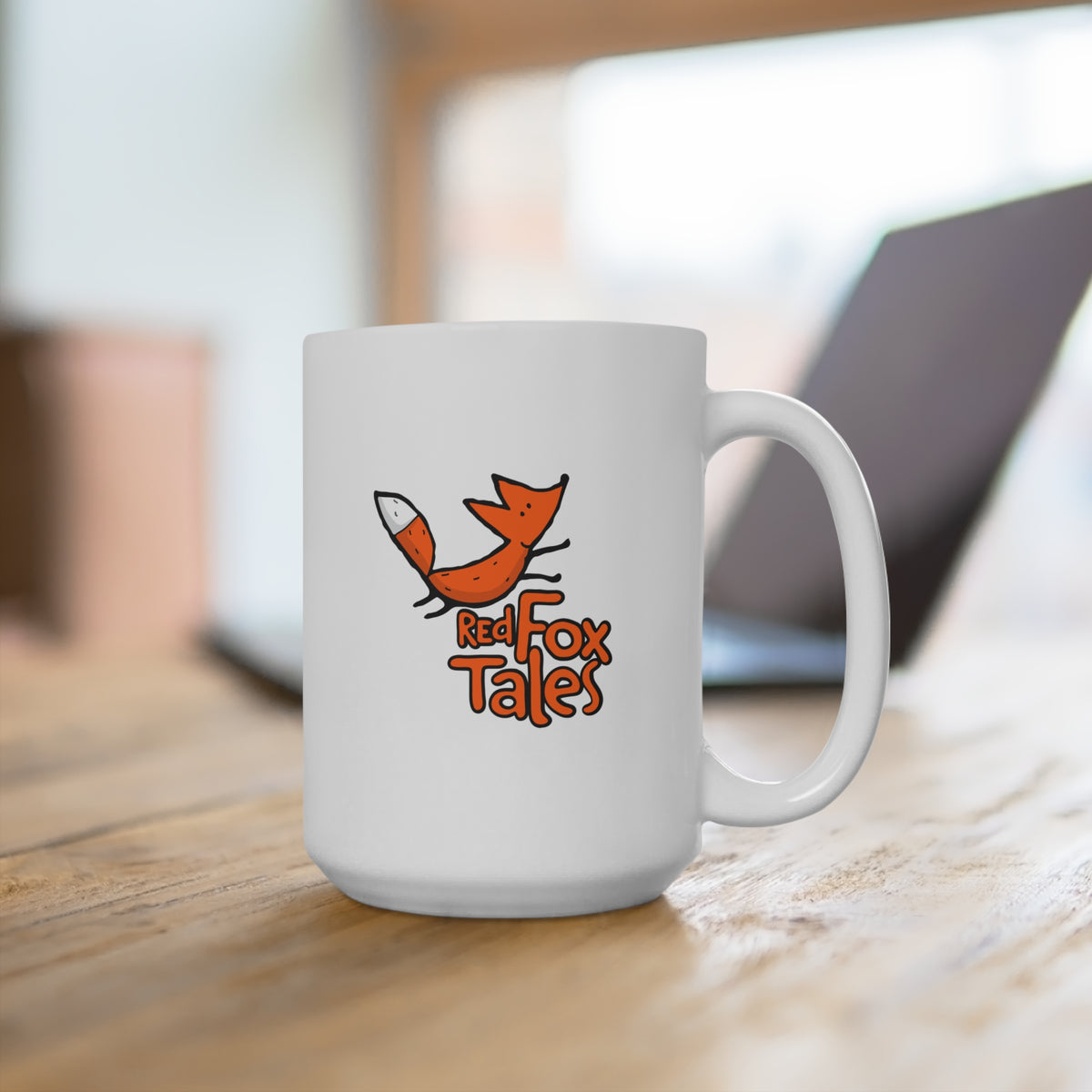 Red Fox Tales Fox Coffee Mug – 15 oz